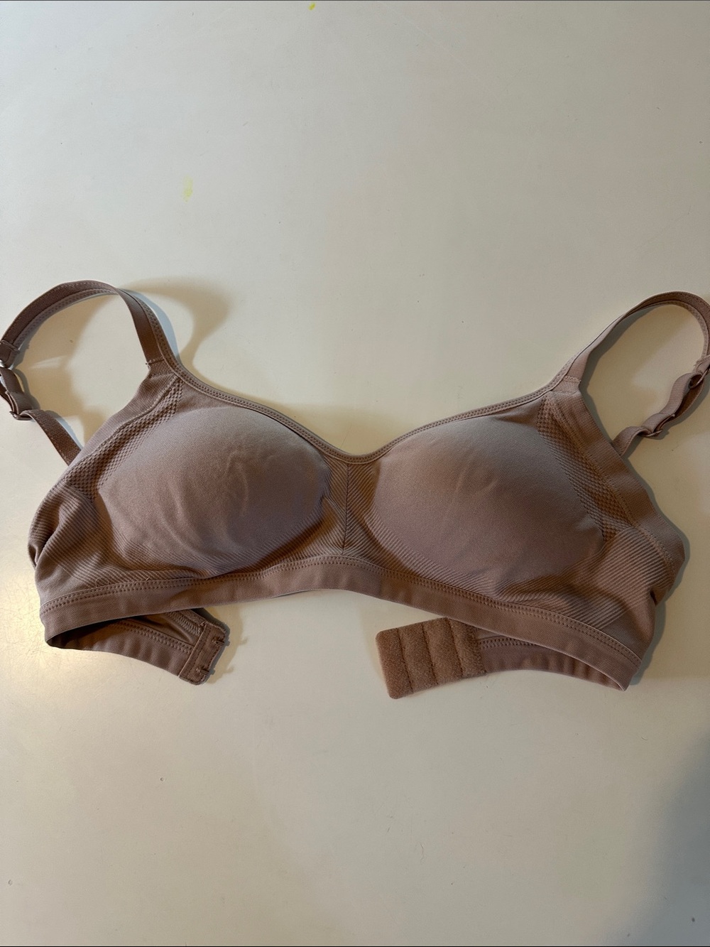 Seamless Wireless Comfort Bra in tan